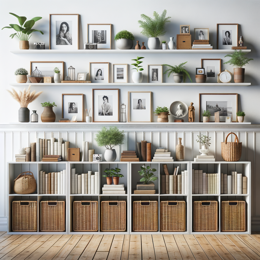 Incluir naturaleza en la decoración de estanterías