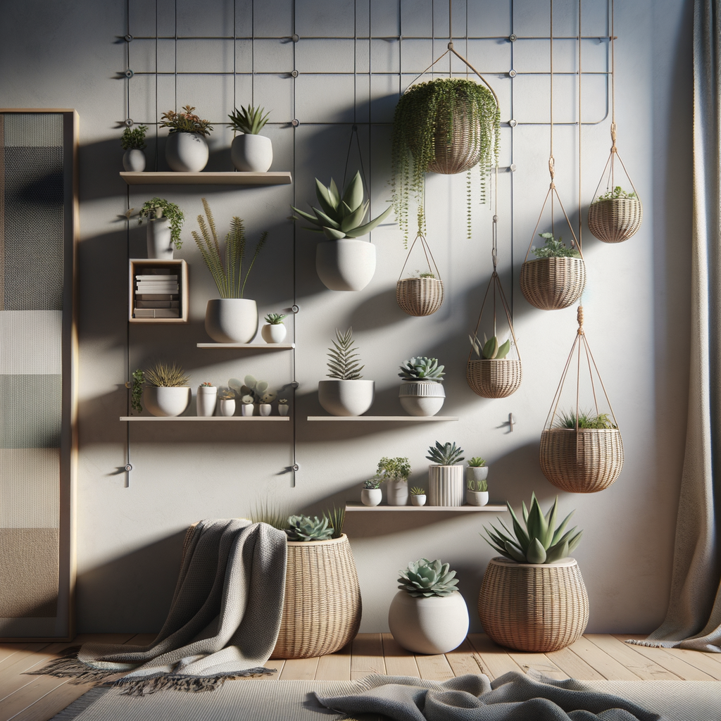 Decoración de paredes con elementos naturales