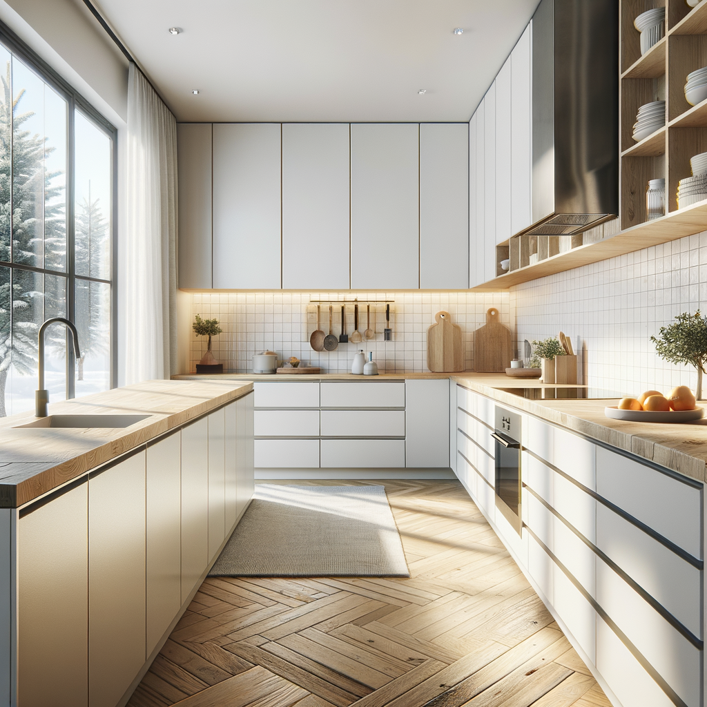 Cocina minimalista moderna